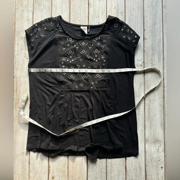 Anthropologie, Akemi+kin, embroidered, babydoll, tunic, swing top, small - Picture 5 of 11